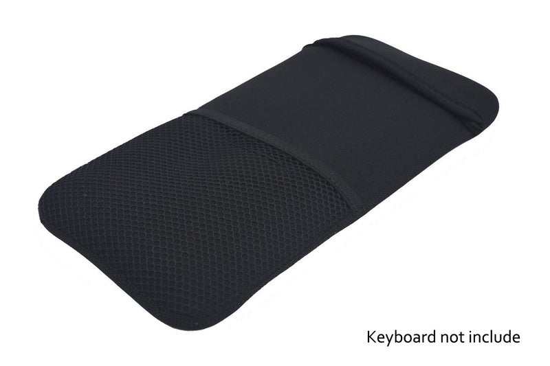 Wanty حافظة واقية من النيوبرين لحمل حقيبة أبل اللاسلكية Bluetooth Keyboard MC184LL/B MC184CH و MLA22LL/A و Logitech Easy-Switch K810 / K811 - Image 2